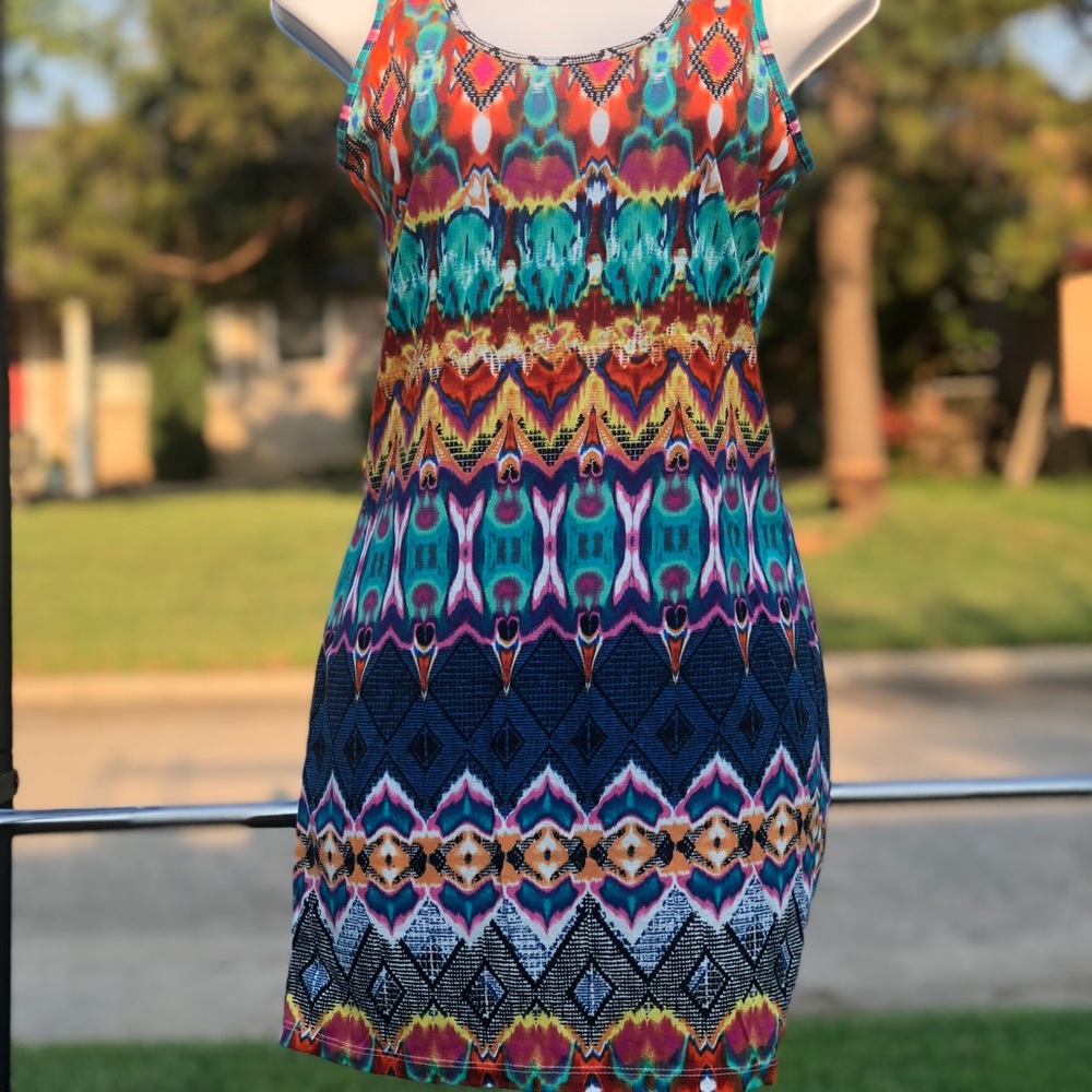 Festival fun Bodycon mini dress women’s size S